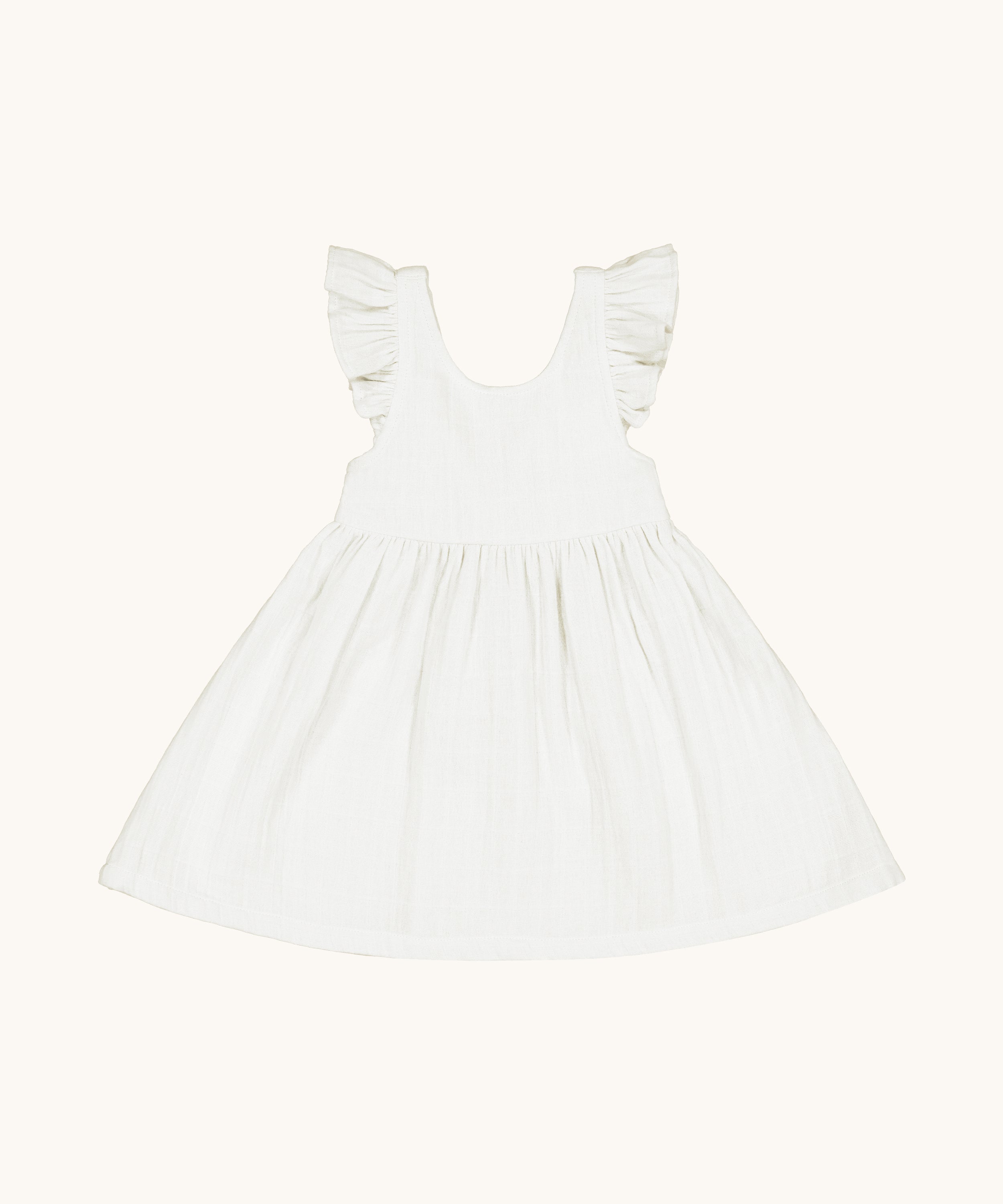 Organic Cotton Annabelle Dress - White