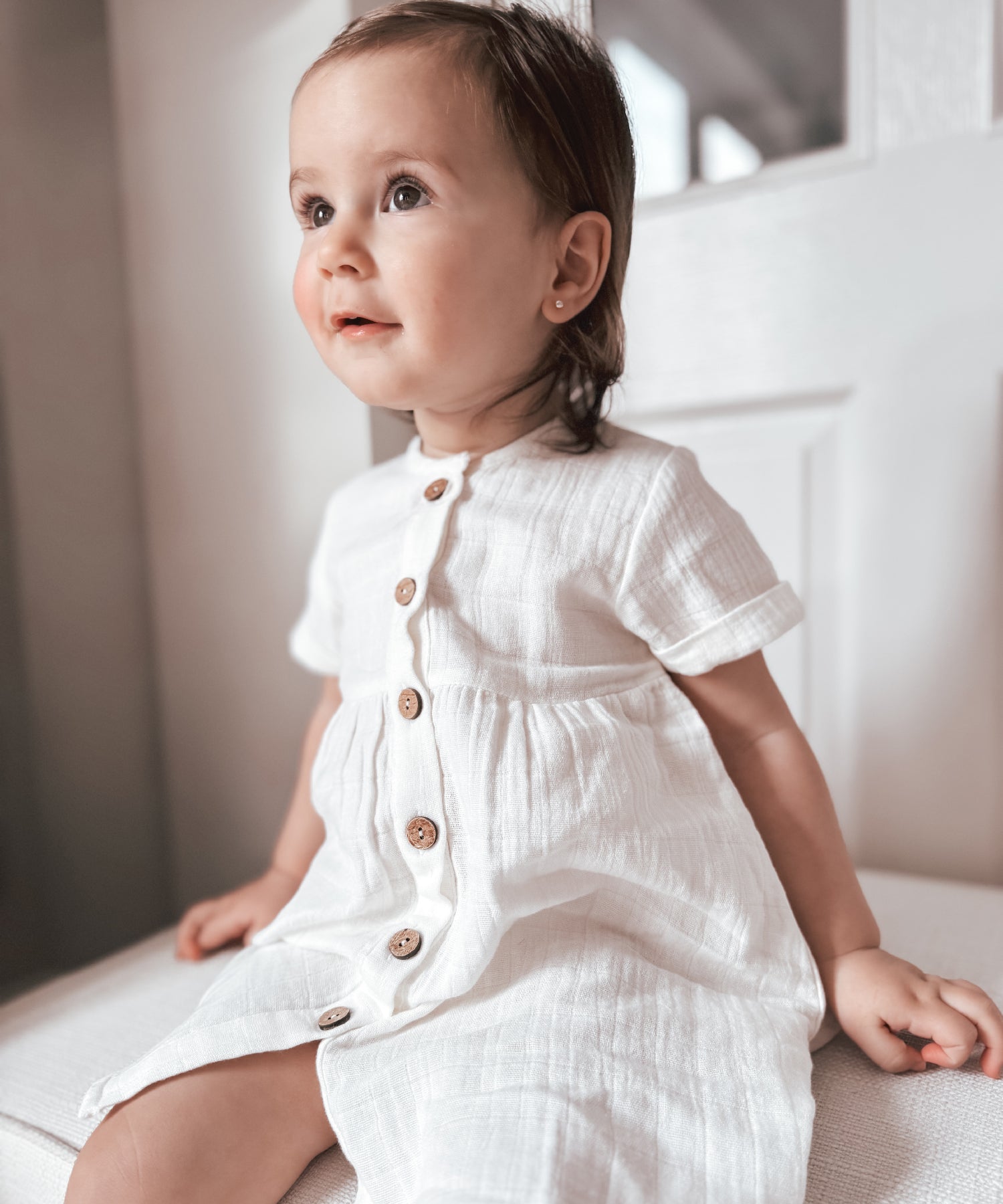 Organic Cotton Harley Dress - Sage
