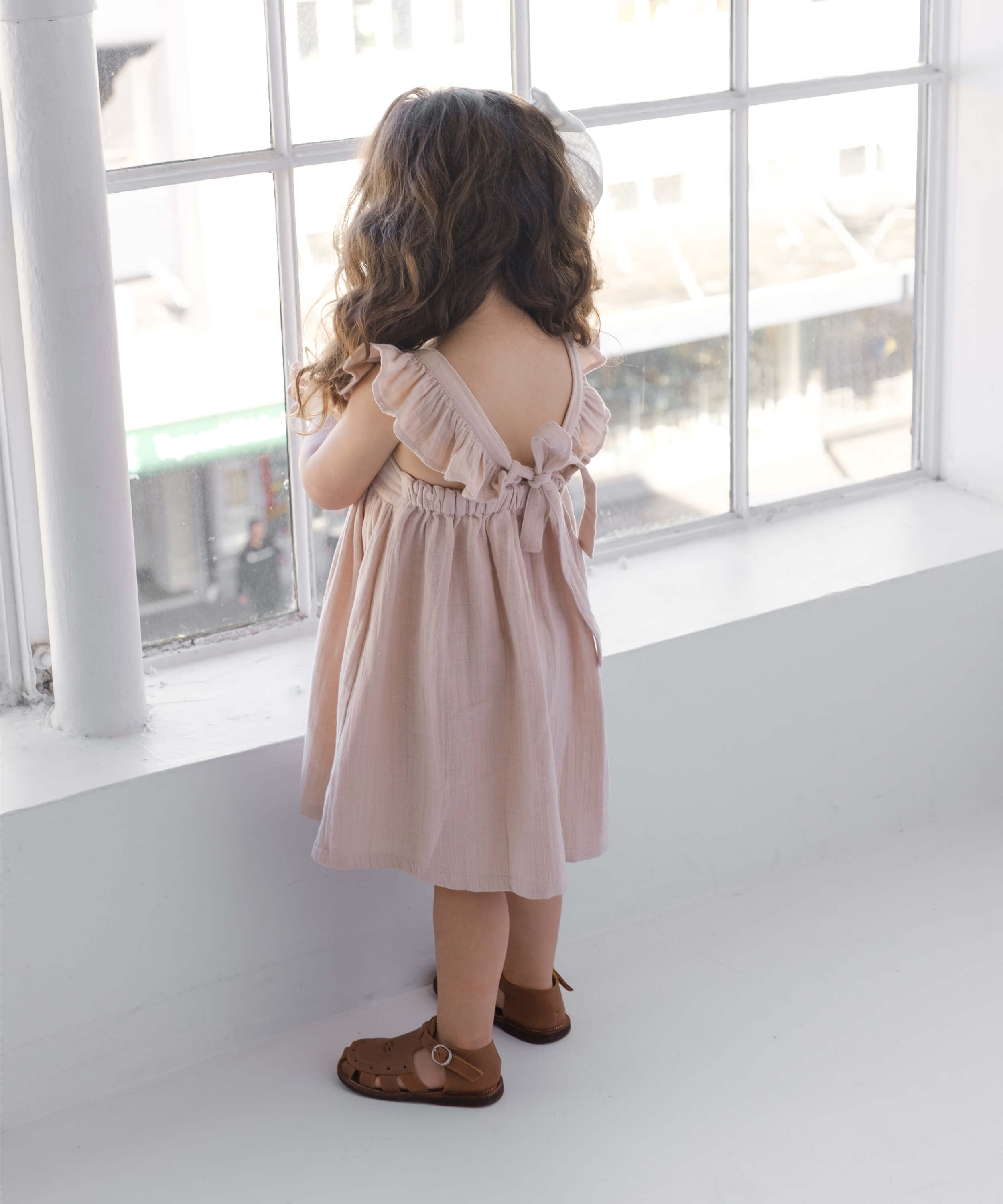 Organic Cotton Annabelle Dress - White