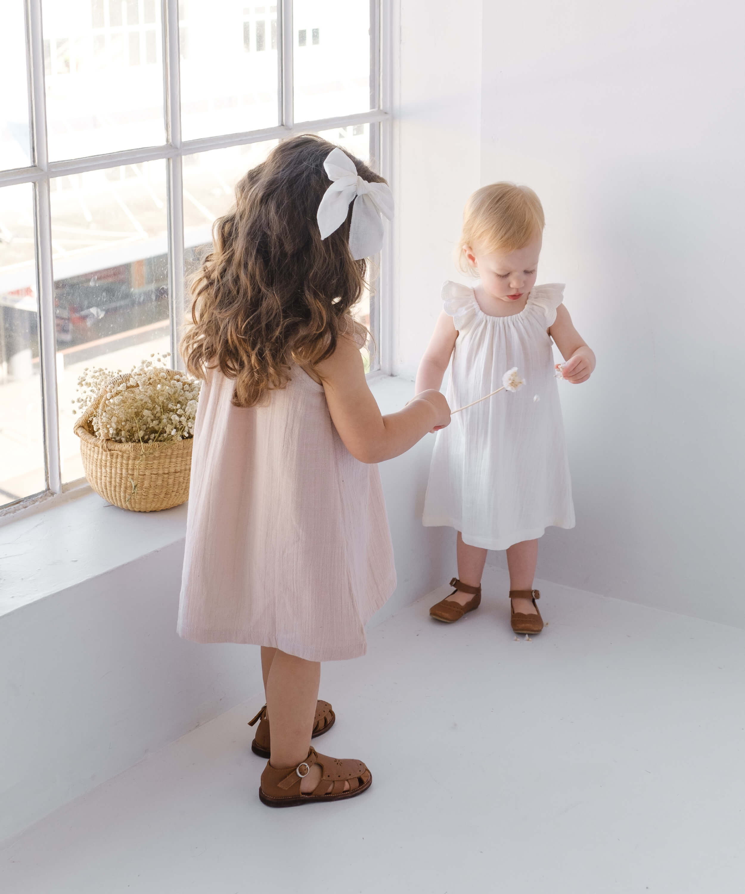 Organic Cotton Gemma Dress - White