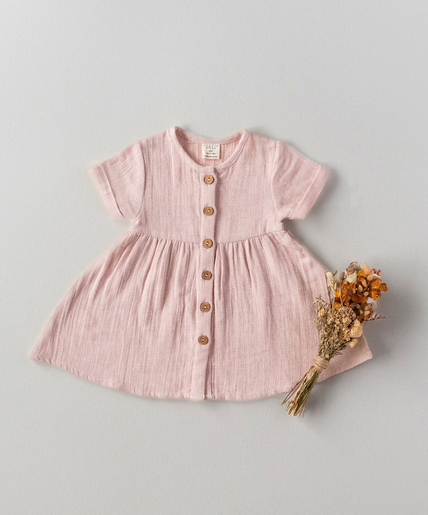 Organic Cotton Harley Dress - Pink